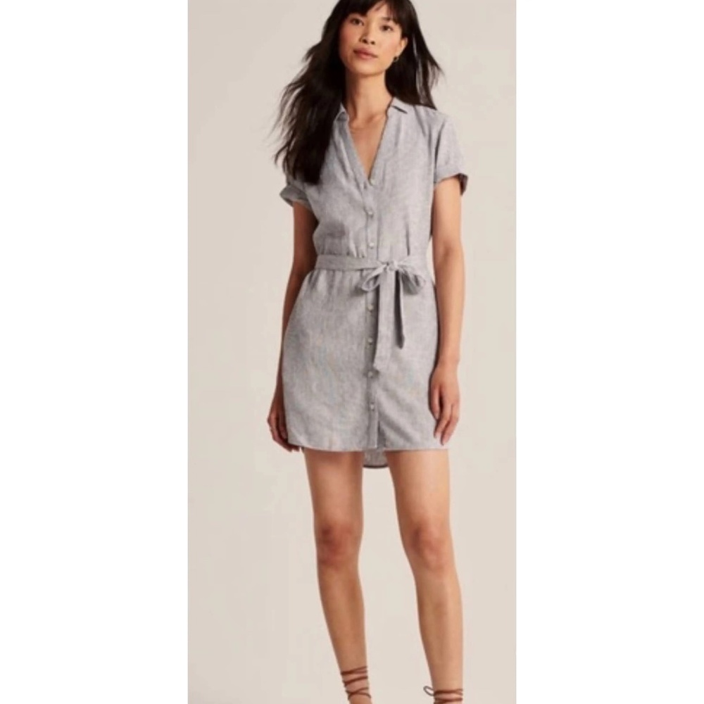 Abercrombie & Fitch Linen Shirt Dress | Size S